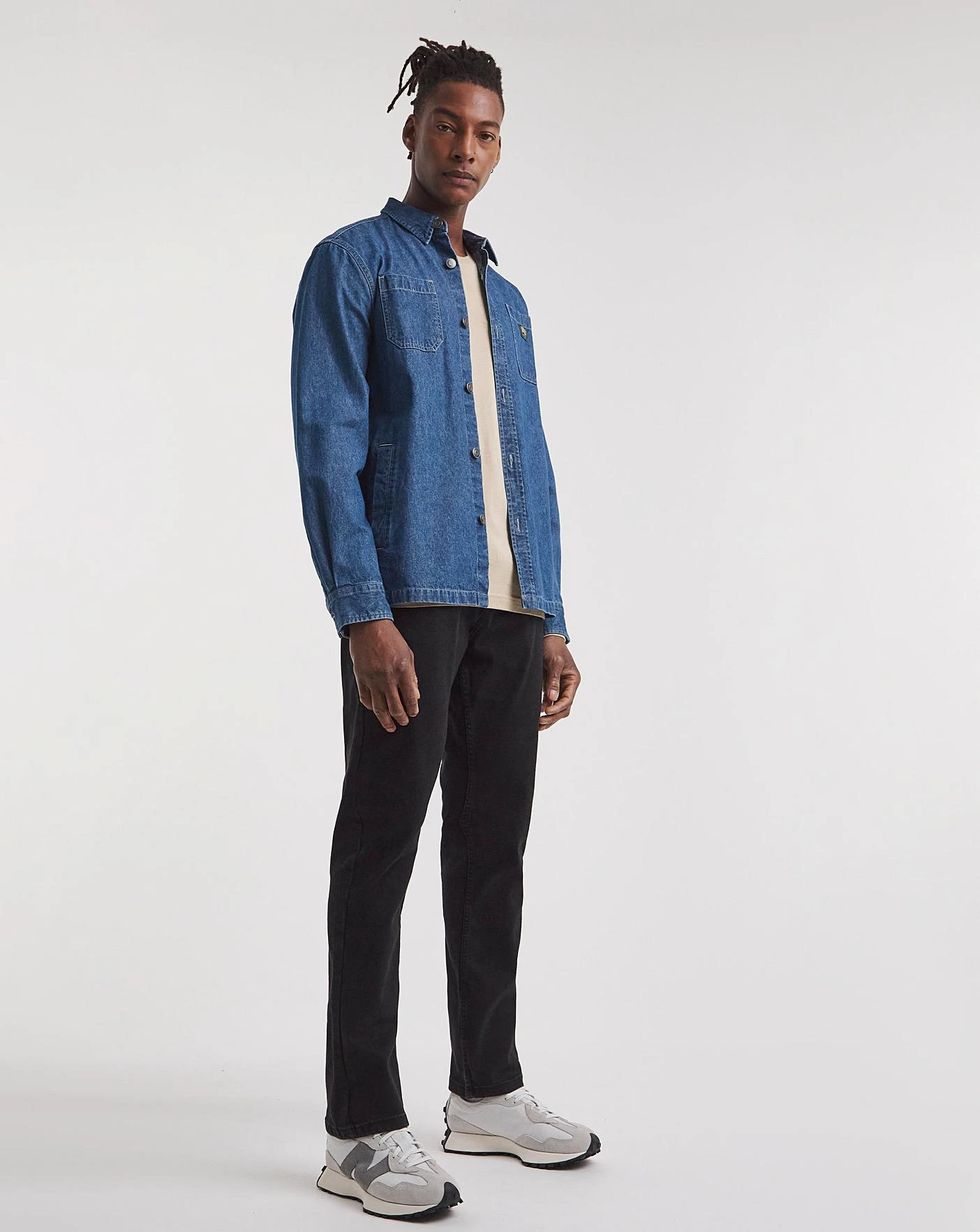 Black Straight Fit Stretch Jeans| Black 4 Black Straight Fit Stretch Jeans| Black - Image 4