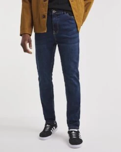 Darkwash Skinny Fit Stretch Jeans| Dark Wash