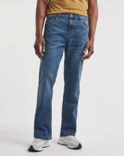 Stonewash Bootcut Fit Stretch Jeans| Stonewash
