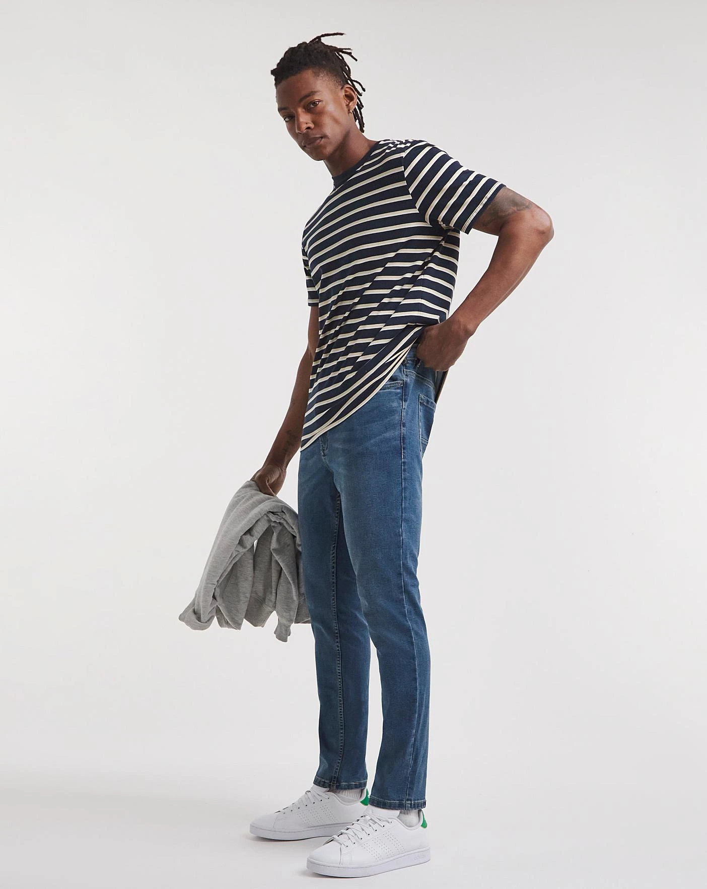 Stonewash Skinny Fit Stretch Jeans| Stonewash 3 Stonewash Skinny Fit Stretch Jeans| Stonewash - Image 3