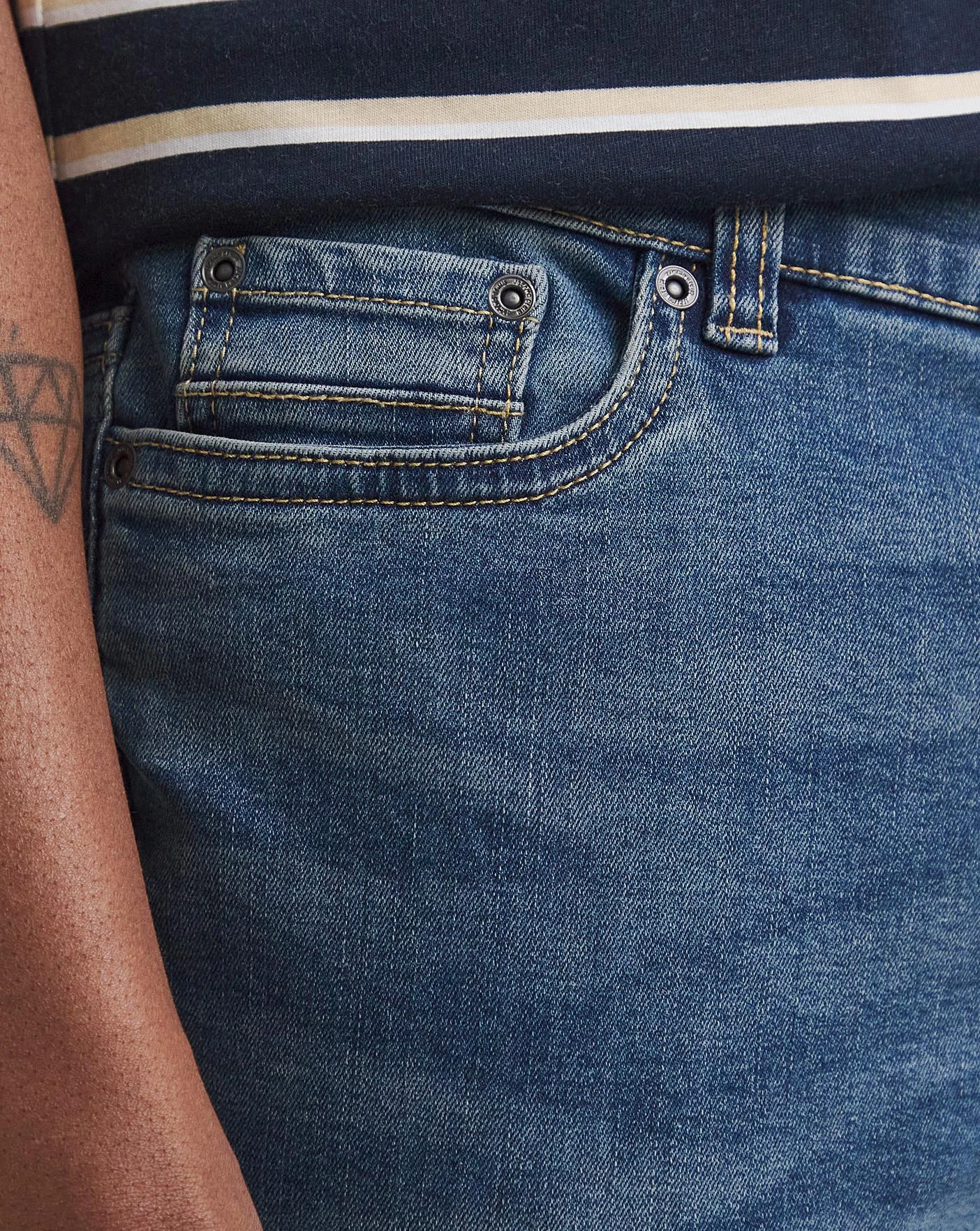 Stonewash Skinny Fit Stretch Jeans| Stonewash 2 Stonewash Skinny Fit Stretch Jeans| Stonewash - Image 2