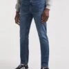 Stonewash Slim Fit Stretch Jeans| Stonewash