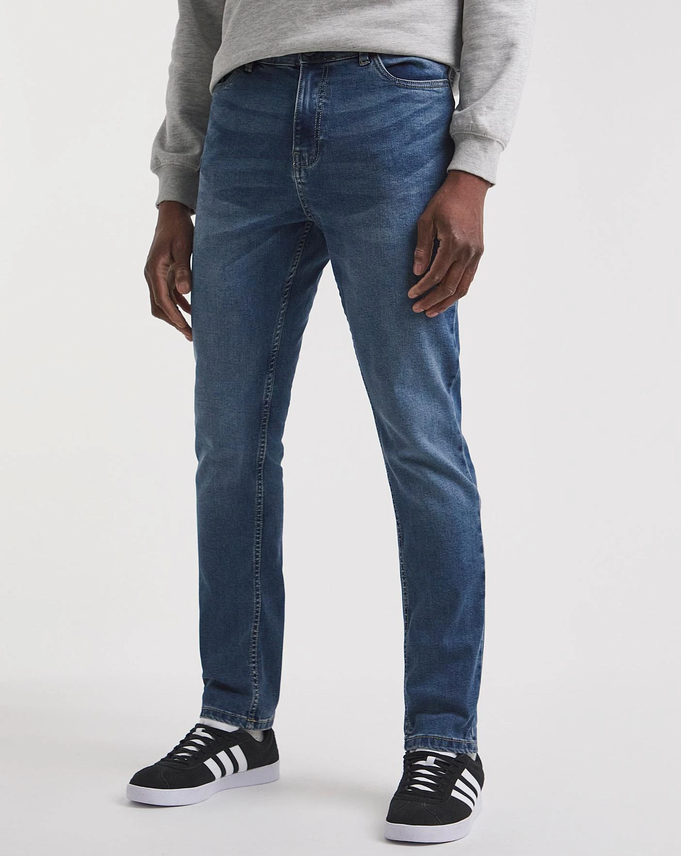 Stonewash Slim Fit Stretch Jeans| Stonewash 1 Stonewash Slim Fit Stretch Jeans| Stonewash