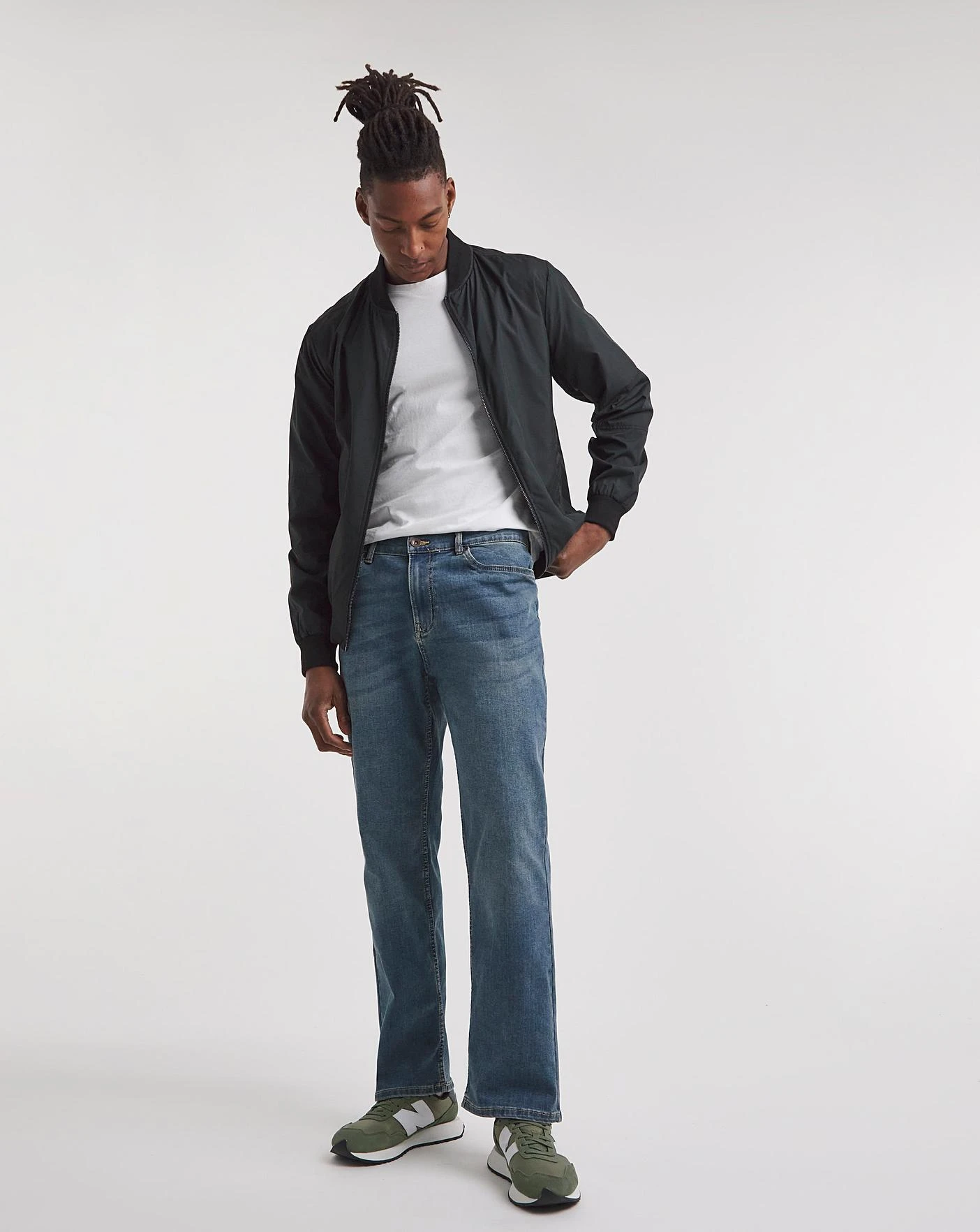 Tint Wash Loose Fit Stretch Jeans| Tint Wash 3 Tint Wash Loose Fit Stretch Jeans| Tint Wash - Image 3