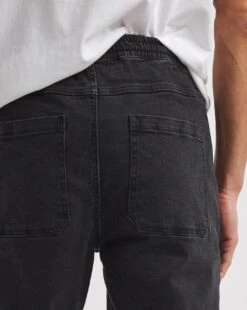 Elasticated Waist Jean| Black Wash -Wear Lusty Sales Store y08pn089742w