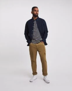 Long Sleeve Oxford Shirt Long| Navy -Wear Lusty Sales Store y08pn111706w