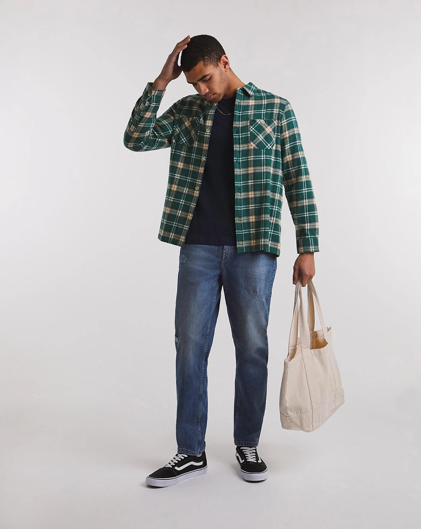 Loose Tapered Fit Jean| Stonewash 2 Loose Tapered Fit Jean| Stonewash - Image 2