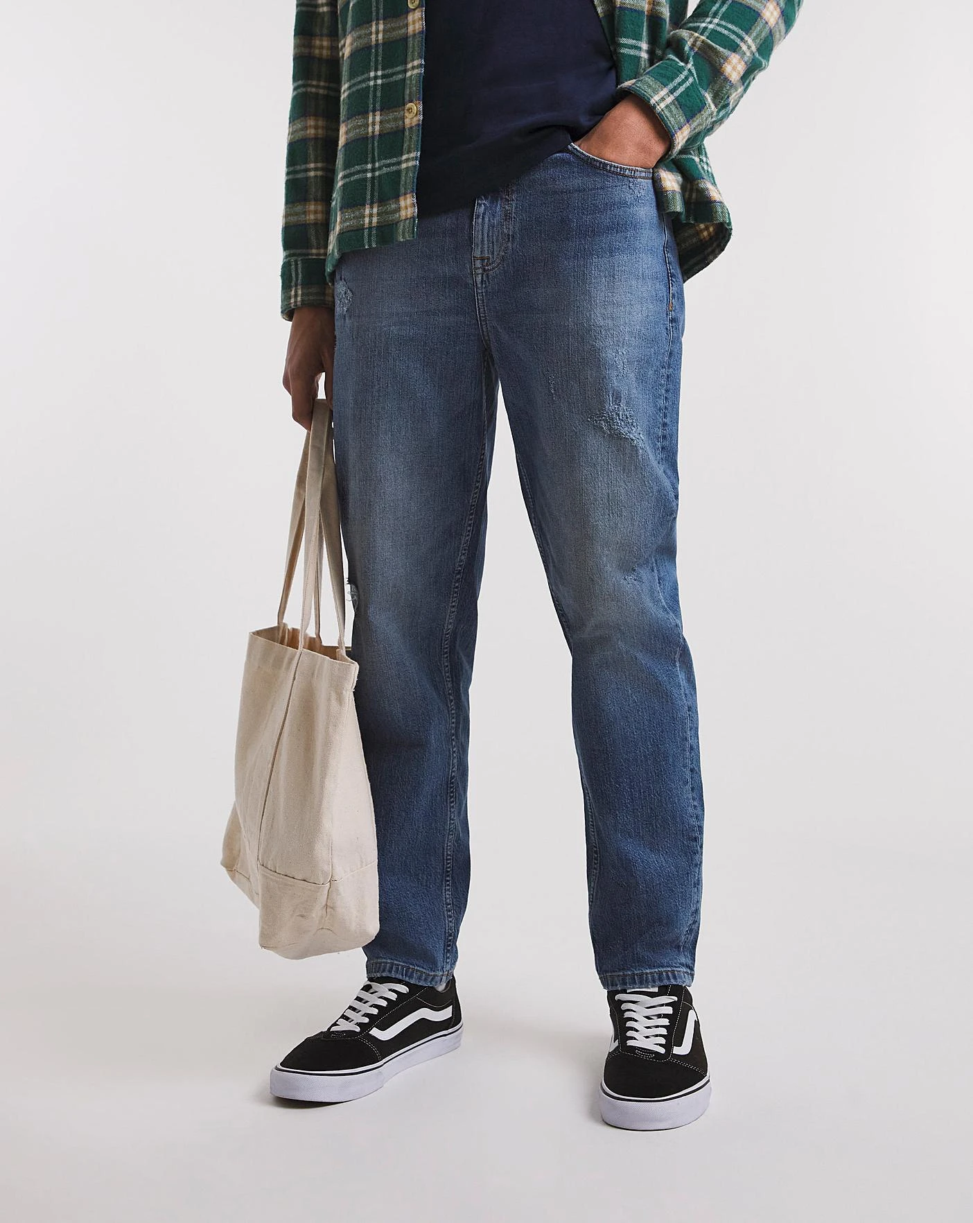 Loose Tapered Fit Jean| Stonewash 1 Loose Tapered Fit Jean| Stonewash