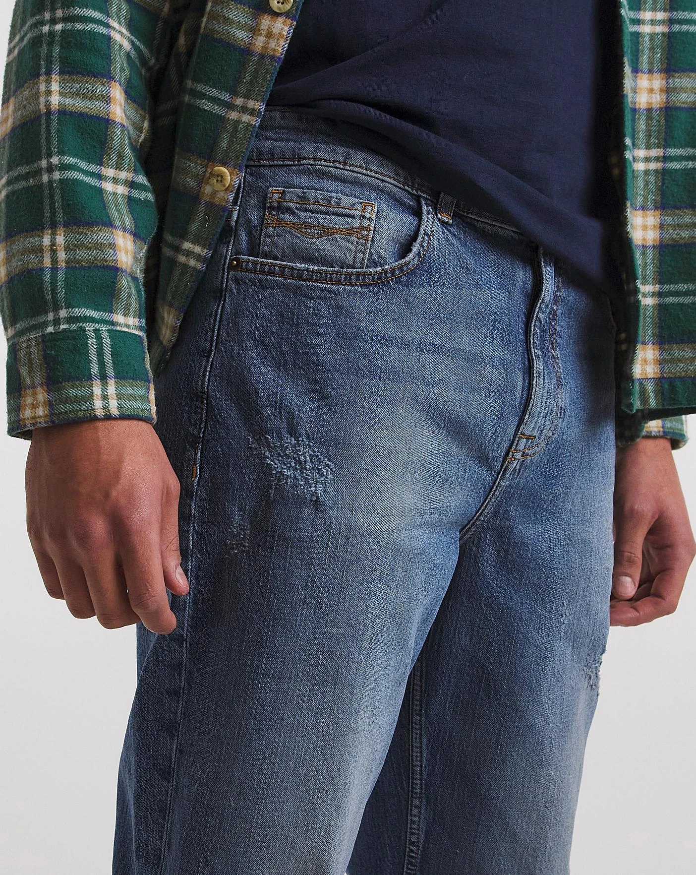 Loose Tapered Fit Jean| Stonewash 3 Loose Tapered Fit Jean| Stonewash - Image 3