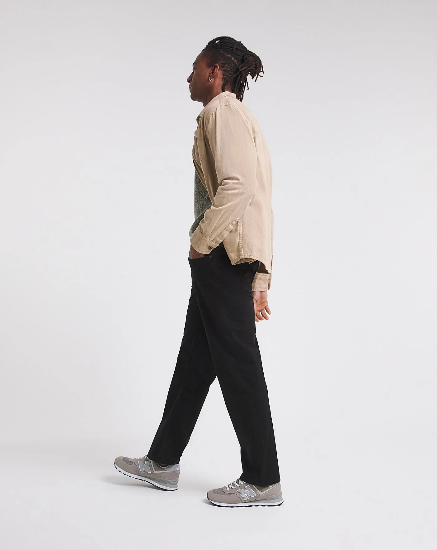 True Black Loose Fit Jean| Black 1 True Black Loose Fit Jean| Black