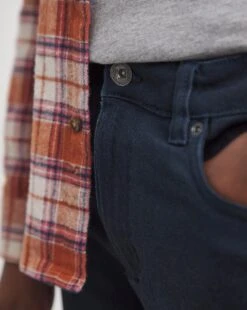 Navy Loose Fit Stretch Gaberdine Jeans| Navy -Wear Lusty Sales Store y08pn955737w