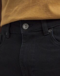 Black Slim Fit Stretch Gaberdine Jeans| Black -Wear Lusty Sales Store y08pn960738w