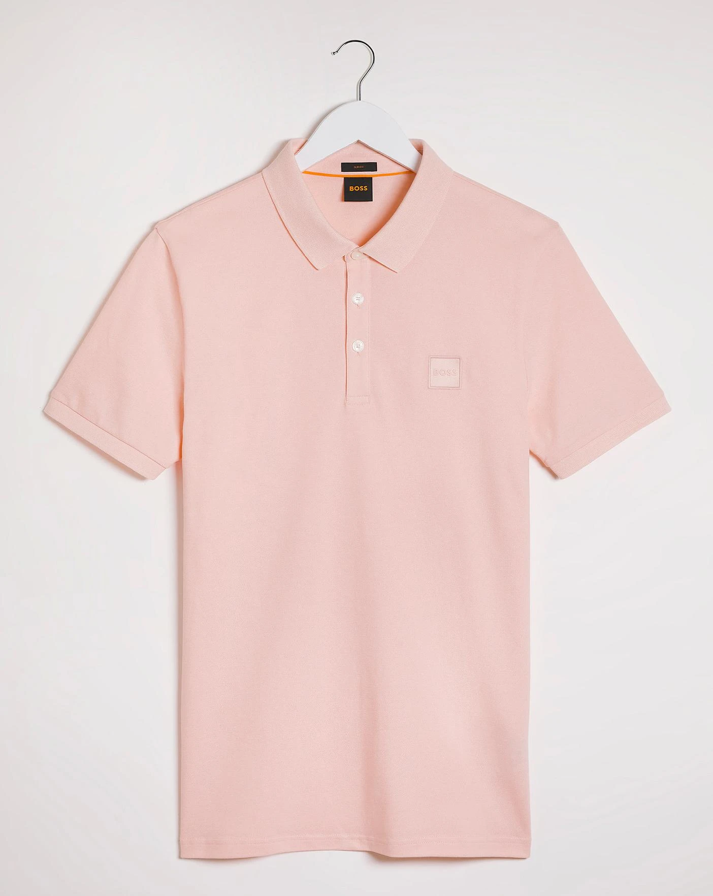 BOSS Light Pink Slim Fit Polo| Light Pink 2 BOSS Light Pink Slim Fit Polo| Light Pink - Image 2