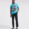 Joe Browns Mexico T-Shirt Long Length| Teal