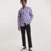 Joe Browns Paisley Shirt Long Length| Purple