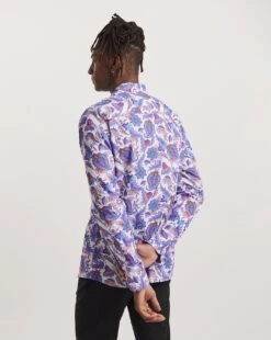 Joe Browns Paisley Shirt Long Length| Purple -Wear Lusty Sales Store y08rc608747w