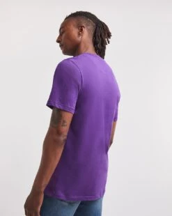 Joe Browns Geo Wolf T-Shirt Long Length| Purple -Wear Lusty Sales Store y08sv339707w