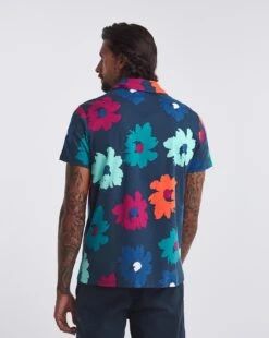 Original Penguin Floral Short Sleeve Shirt| Dress Blue 7 Original Penguin Floral Short Sleeve Shirt| Dress Blue -Wear Lusty Sales Store y08sv870738w