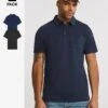 Jacamo Pack 2 Stretch Jersey Polo L| Black/Navy