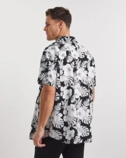 Jack & Jones Becs All Over Print Short Sleeve Shirt| White -Wear Lusty Sales Store y08to424706w