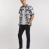 Jack & Jones Becs All Over Print Short Sleeve Shirt| White