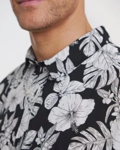 Jack & Jones Becs All Over Print Short Sleeve Shirt| White -Wear Lusty Sales Store y08to424708w