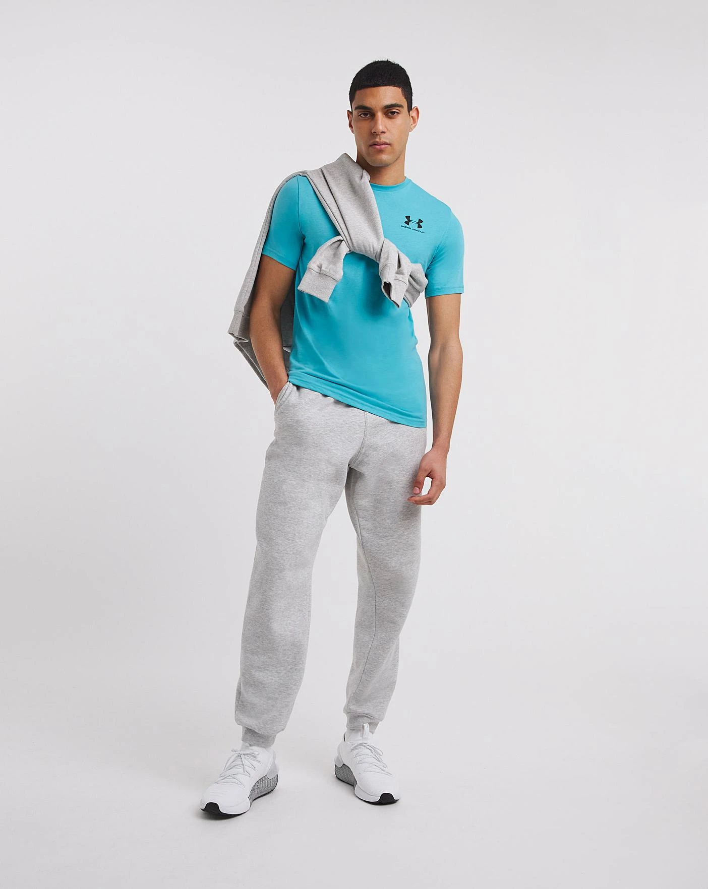 Under Armour Sportstyle Short Sleeve Tee| Blue 4 Under Armour Sportstyle Short Sleeve Tee| Blue - Image 4