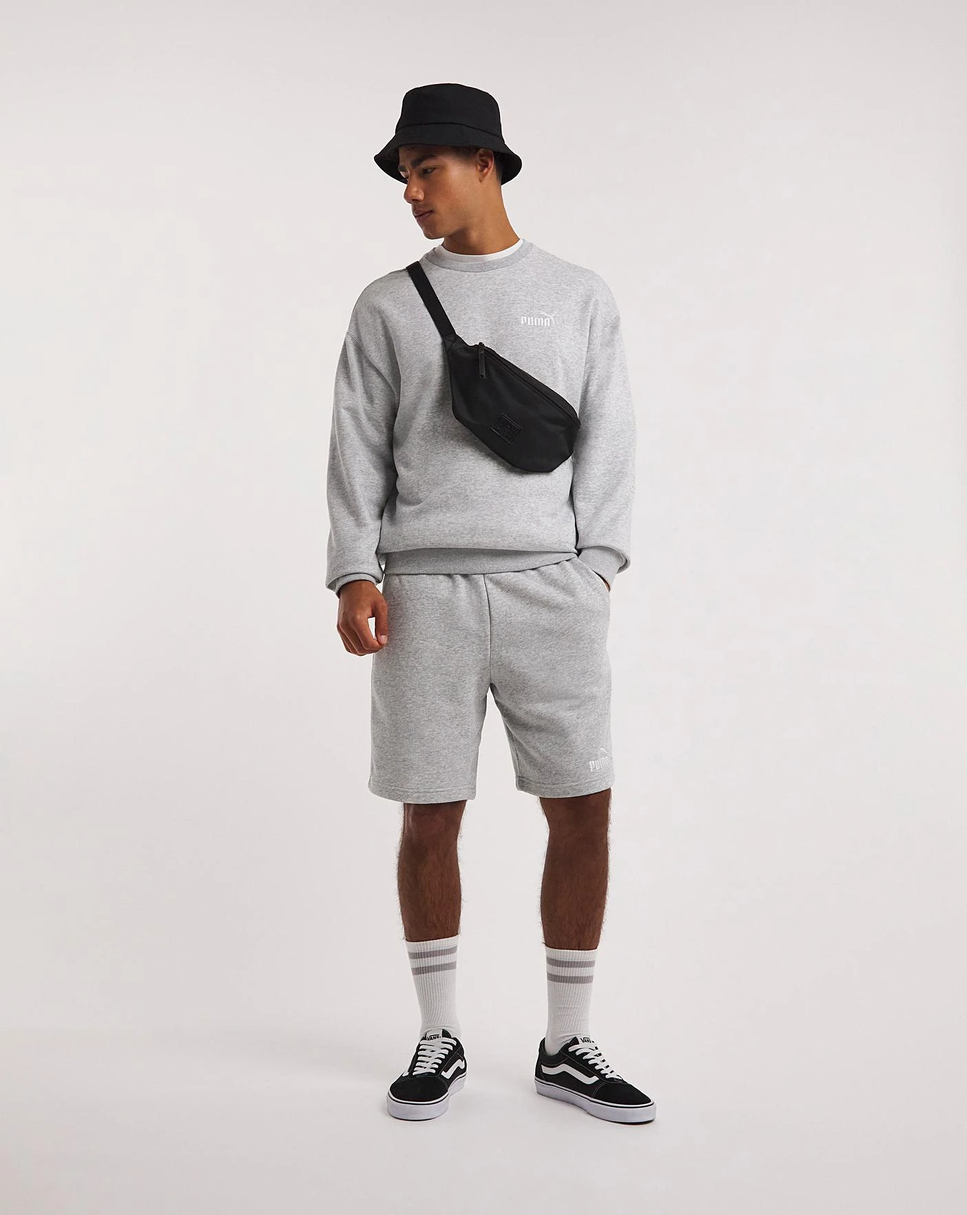 PUMA Relaxed Sweat Suit| Grey 4 PUMA Relaxed Sweat Suit| Grey - Image 4