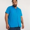 Short Sleeve 4 Pocket Cabana Shirt| Blue