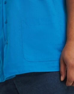 Short Sleeve 4 Pocket Cabana Shirt| Blue -Wear Lusty Sales Store y08vm355741w