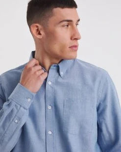 Long Sleeve Oxford Shirt| Cobalt -Wear Lusty Sales Store y08vm419738w