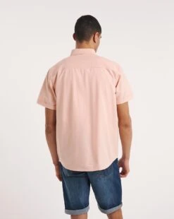 Short Sleeve Oxford Shirt| Coral -Wear Lusty Sales Store y08vm475761w