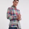 Long Sleeve Oxford Check Shirt| Multi Coloured Check
