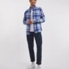 Long Sleeve Oxford Check Shirt| Blue Check