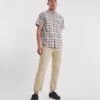 Short Sleeve Oxford Check Shirt| Green Check