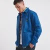 Workwear Cotton Shacket| Cobalt