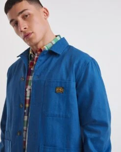 Workwear Cotton Shacket| Cobalt -Wear Lusty Sales Store y08vm537737w