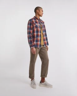 LS Indigo Check Shirt| Indigo -Wear Lusty Sales Store y08vm651737w