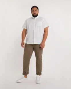 Short Sleeve Oxford Shirt Reg| White -Wear Lusty Sales Store y08vm659735w