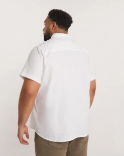 Short Sleeve Oxford Shirt Reg| White -Wear Lusty Sales Store y08vm659737w