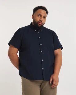 Short Sleeve Oxford Shirt Reg| Navy -Wear Lusty Sales Store y08vm713736w