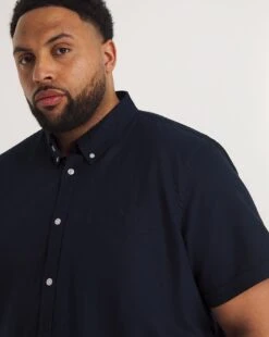 Short Sleeve Oxford Shirt Reg| Navy -Wear Lusty Sales Store y08vm713738w