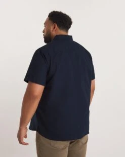 Short Sleeve Oxford Shirt Reg| Navy -Wear Lusty Sales Store y08vm713739w