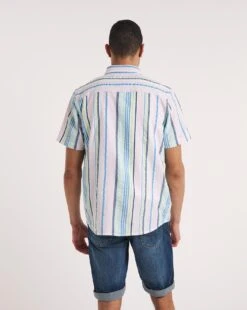 Short Sleeve Pastel Stripe Shirt| Multi -Wear Lusty Sales Store y08vm758760w