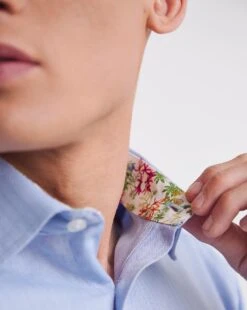 William Hunt Herringbone Formal Shirt| Blue 9 William Hunt Herringbone Formal Shirt| Blue -Wear Lusty Sales Store y08vm787736w