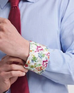 William Hunt Herringbone Formal Shirt| Blue 8 William Hunt Herringbone Formal Shirt| Blue -Wear Lusty Sales Store y08vm787737w