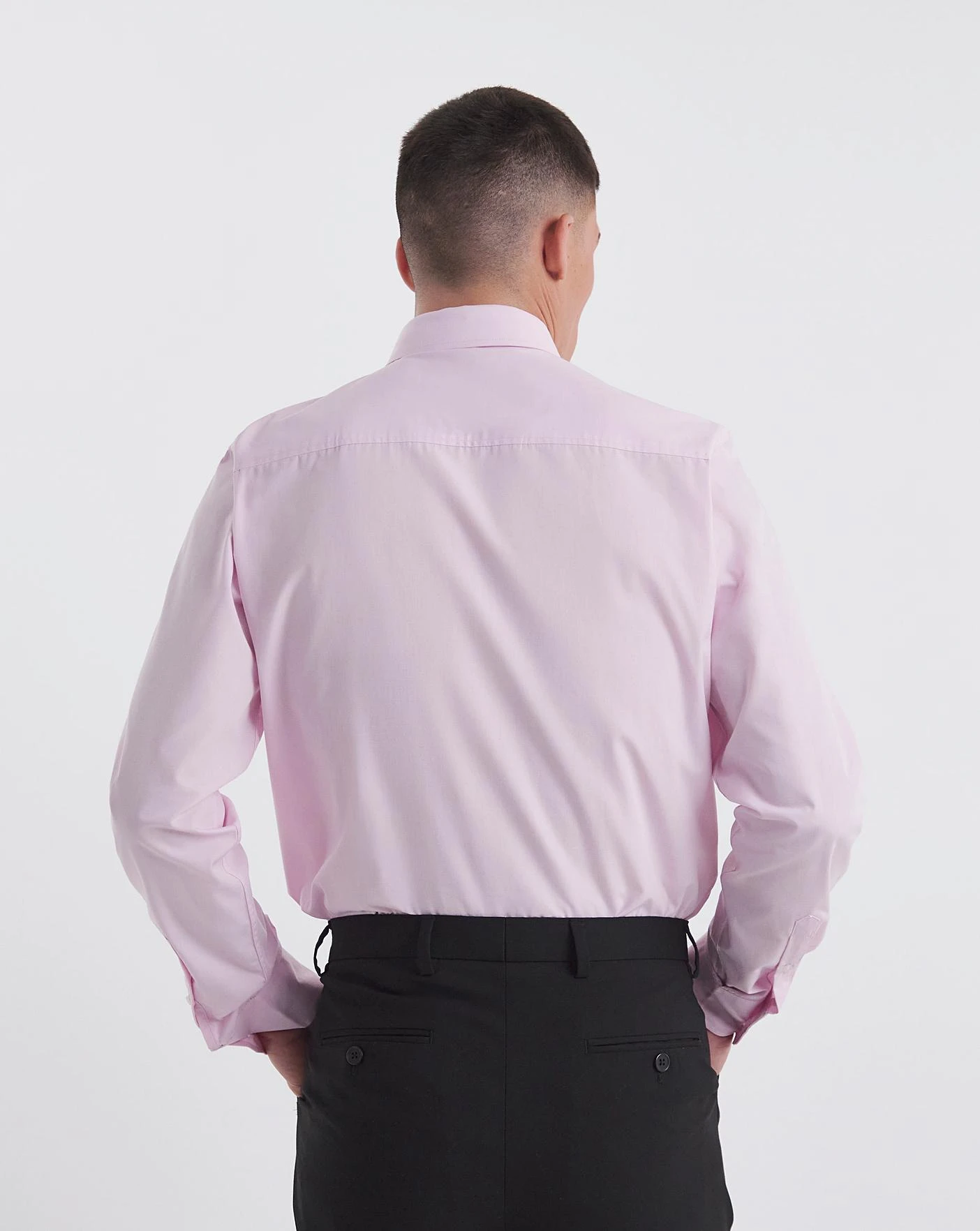 Jacamo Premium Formal Poplin Shirt| Pink 2 Jacamo Premium Formal Poplin Shirt| Pink - Image 2