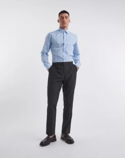 Jacamo Premium Formal Gingham Shirt| Blue 7 Jacamo Premium Formal Gingham Shirt| Blue -Wear Lusty Sales Store y08vm814722w