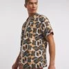 Short Sleeve Ecovero Geo Print Shirt| Print