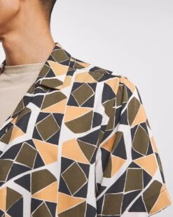 Short Sleeve Ecovero Geo Print Shirt| Print -Wear Lusty Sales Store y08vm903737w